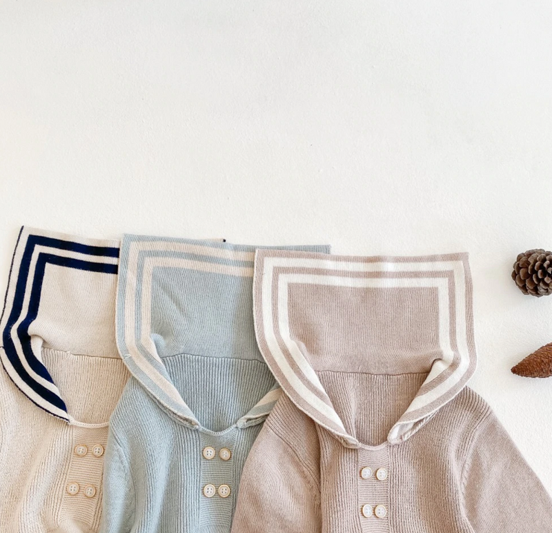 Sailor Knitted romper