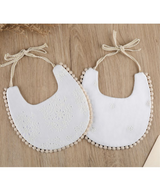 All White Reversible Bib