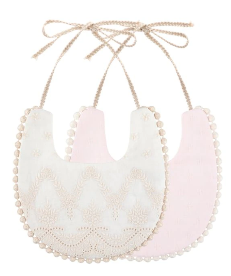 Sof Pink Reversible Bib